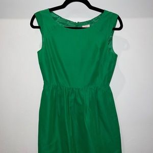 J Crew Green Sleeveless Dress - Size 0